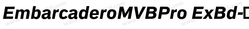 EmbarcaderoMVBPro ExBd字体转换
